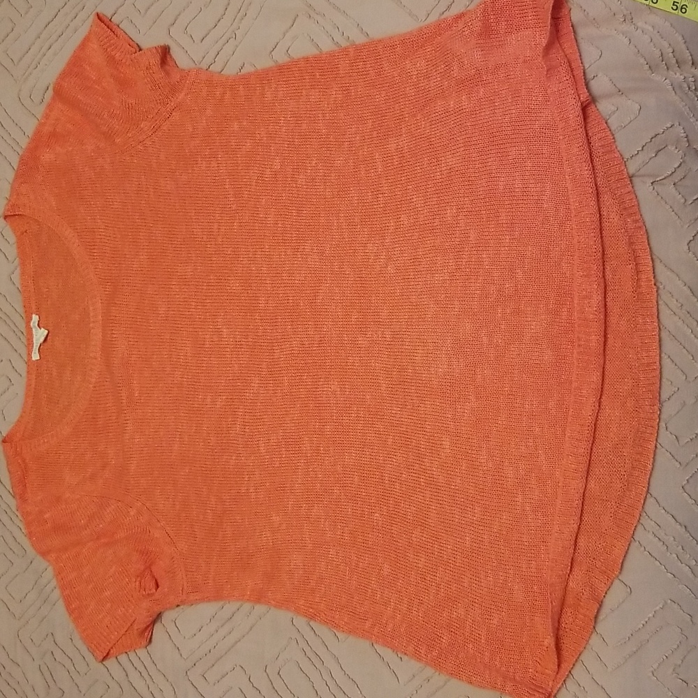 Eileen Fisher organic linen & cotton knit top